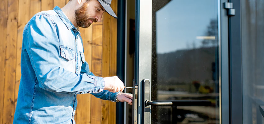 Frameless Glass Storefront Door Locks Replacement in Millbrae, CA